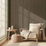 Walldi Hush 9 acoustic wall panel in Natural Walnut