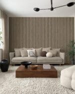 Walldi Hush 9 acoustic wall panel in Natural Walnut