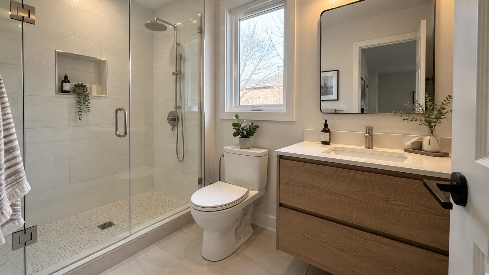 Bathroom Renovation in Vaughan & the GTA 2 Finished bathroom renovation in a Vaughan home