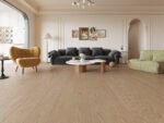 Weiss Mocha 6 inch engineered hardwood room view