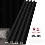 WPC Fluted Wall Panel LIMA BLACK 084 - Image 2