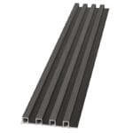 WPC Fluted Wall Panel LIMA LINER BLACK 025 - Image 3