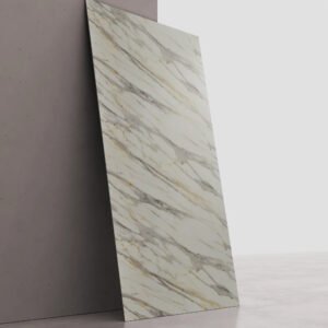 Calacatta Gold UV marble sheet wall panel design