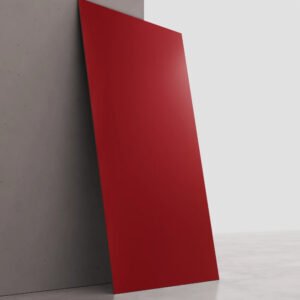 Red Aura UV marble sheet wall panel design