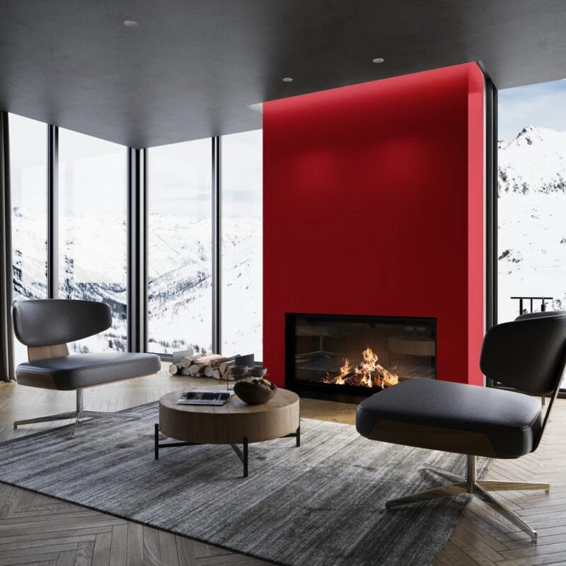 Red Aura UV marble sheet wall panel detail and room inspiration 1