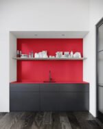 Red Aura UV marble sheet wall panel detail and room inspiration 2