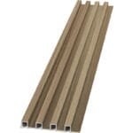 WPC Fluted Wall Panel DUBAI BROWN 046