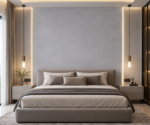 Threaded Slate UV marble sheet wall panel detail and room inspiration 1