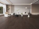 Weiss Caramel 6 inch engineered hardwood room view