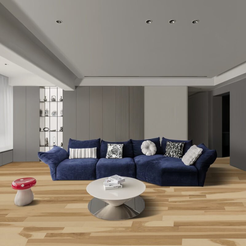 Weiss Cottage Maple 6 inch engineered hardwood room view
