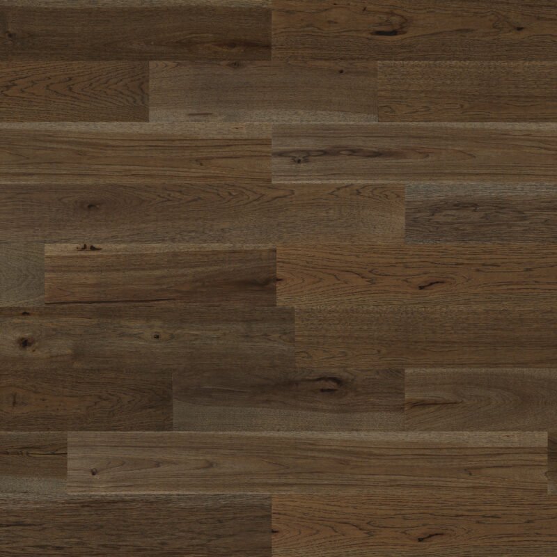 Weiss Hickory Walnut 6 inch engineered hardwood flooring detail