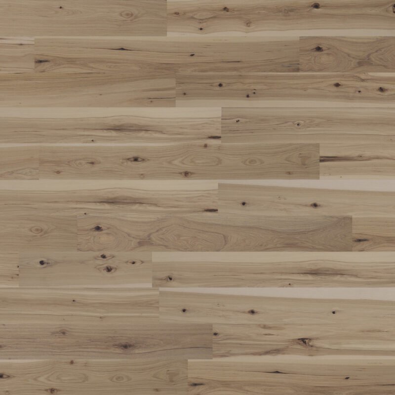 Weiss Pure Hickory 6 inch engineered hardwood flooring detail