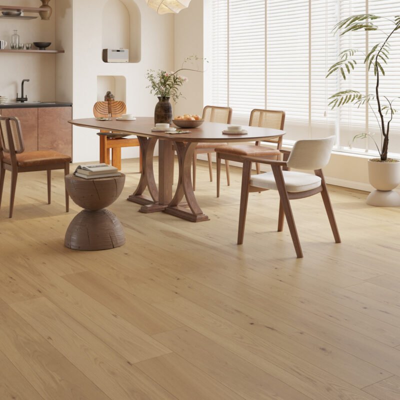 Weiss Saffron 6 inch engineered hardwood room view