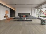Weiss Silvery Gray 6 inch engineered hardwood room view